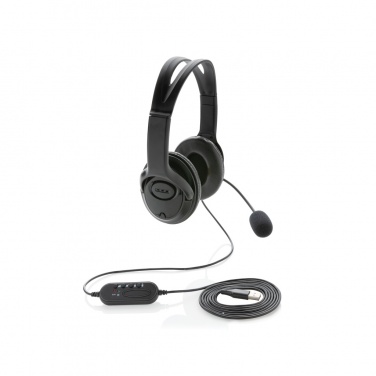Logotrade mainoslahjat ja liikelahjat tuotekuva: Työheadset johdolla