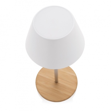 Logotrade liikelahja tuotekuva: Pure Glow USB-ladattava pöytälamppu RCS muovista