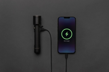 Logo trade mainoslahja ja liikelahja tuotekuva: Gear X iso USB-uudelleenladattava taskulamppu