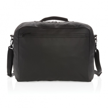 Logotrade mainoslahja tuotekuva: Musta PVC-vapaa Fashion-laptoplaukku 15,6"