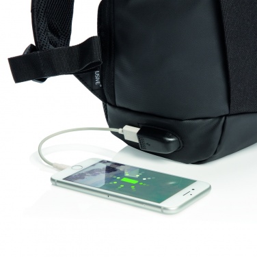 Logotrade mainoslahja ja liikelahja kuva: Madrid – USB-laptopreppu, RFID-suojaus - PVC vapaa