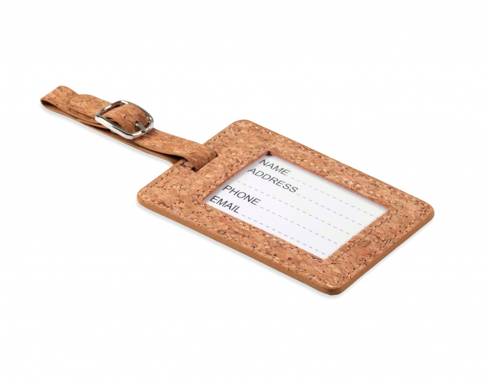 Logo trade liikelahjat tuotekuva: Cork luggage tag