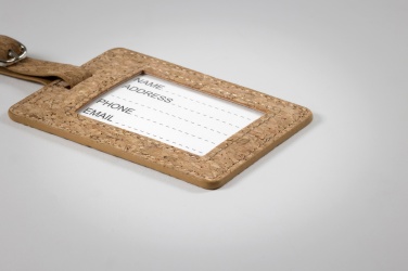 Logo trade liikelahjat tuotekuva: Cork luggage tag