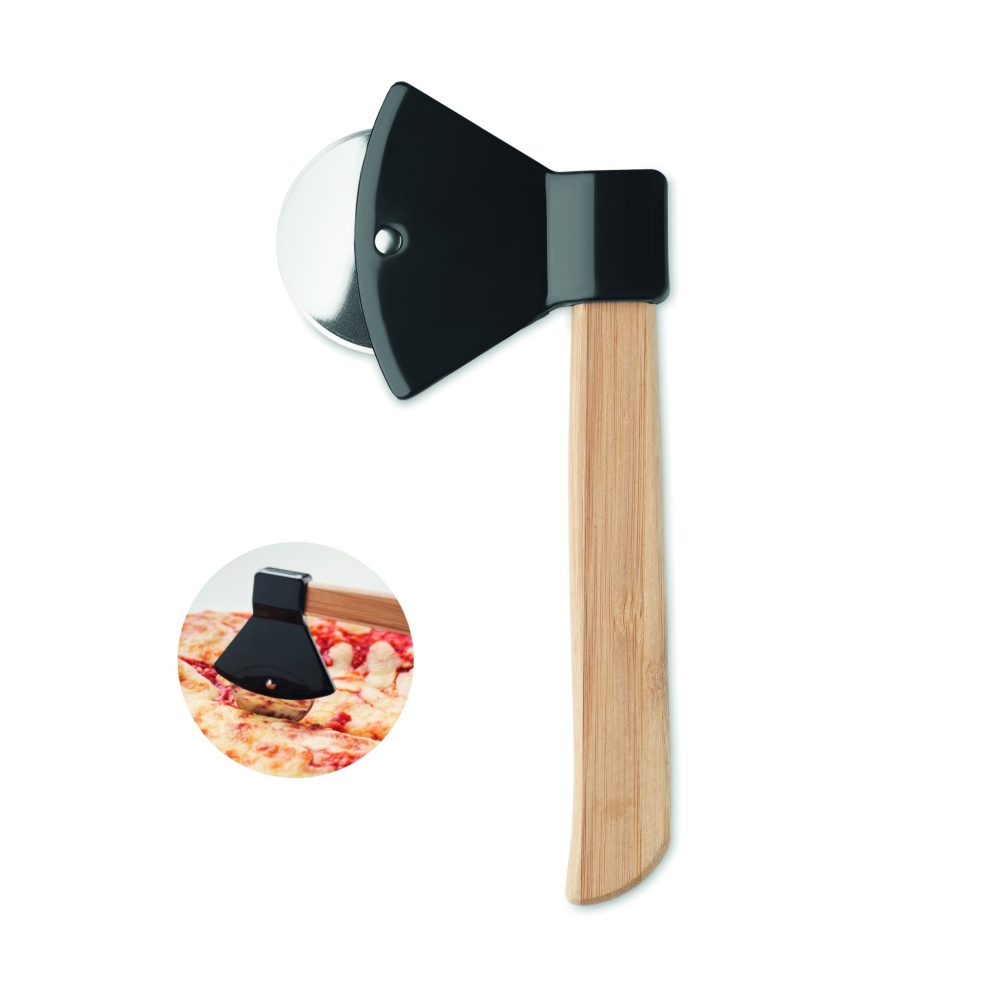 Logo trade liikelahjat mainoslahjat kuva: Pizzaleikkuri