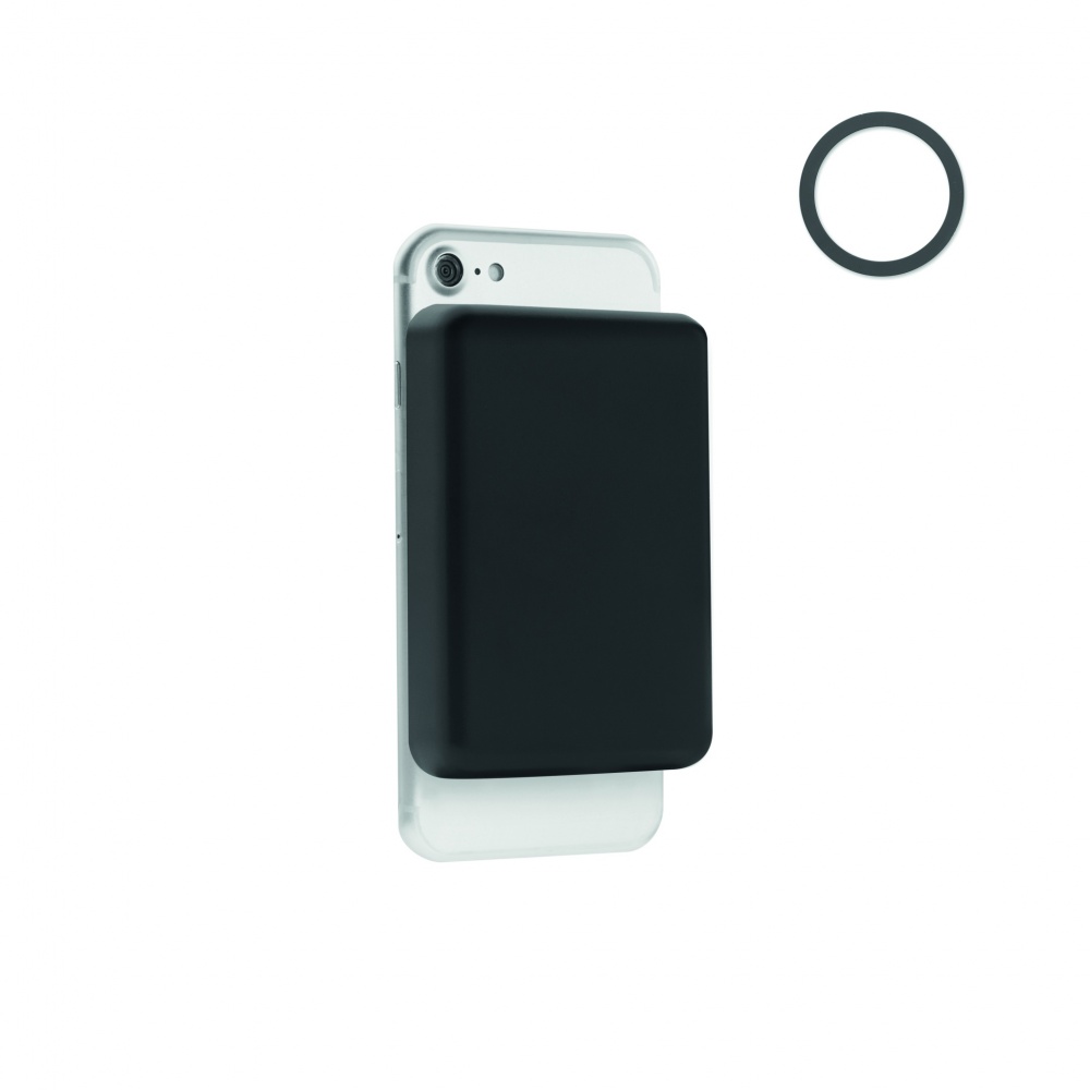 Logo trade mainoslahjat tuotekuva: Magneettinen langaton laturi 15W, 5000 mAh
