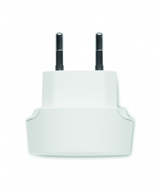 Logotrade mainostuotet kuva: Matka-adapteri USB-laturi