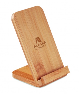 Logotrade liikelahja tuotekuva: Bambu langaton laturi 5W WIRESTAND