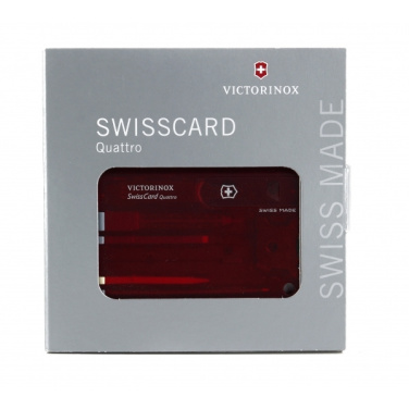 Logotrade liikelahjat mainoslahjat tuotekuva: SwissCard Quattro Victorinox