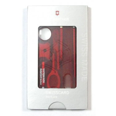 Logo trade mainoslahja kuva: Monitoiminen SwissCard-kynsienhoitoaine Victorinox