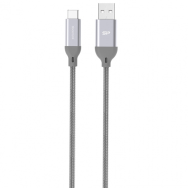 Logotrade mainoslahjat kuva: Nailoninen tiedonsiirtokaapeli LK30 Type - C Quick Charge 3.0