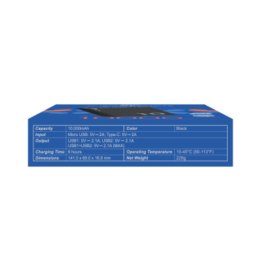 Logotrade liikelahjat mainoslahjat tuotekuva: POWER BANK SILICON POWER GP15 10 000 MAH