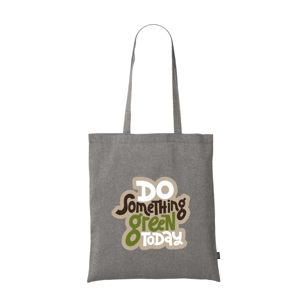 Logo trade mainoslahja ja liikelahja tuotekuva: GRS kierrätetty puuvilla Shopper (180 g/m²) pussi