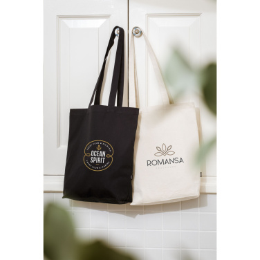 Logo trade mainoslahja kuva: GRS kierrätetty kangaslaukku Natural (260 g/m²)