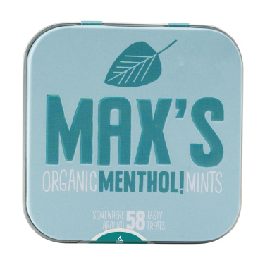 Logo trade liikelahja mainoslahja tuotekuva: Max's Mints Organic Menthol Mints