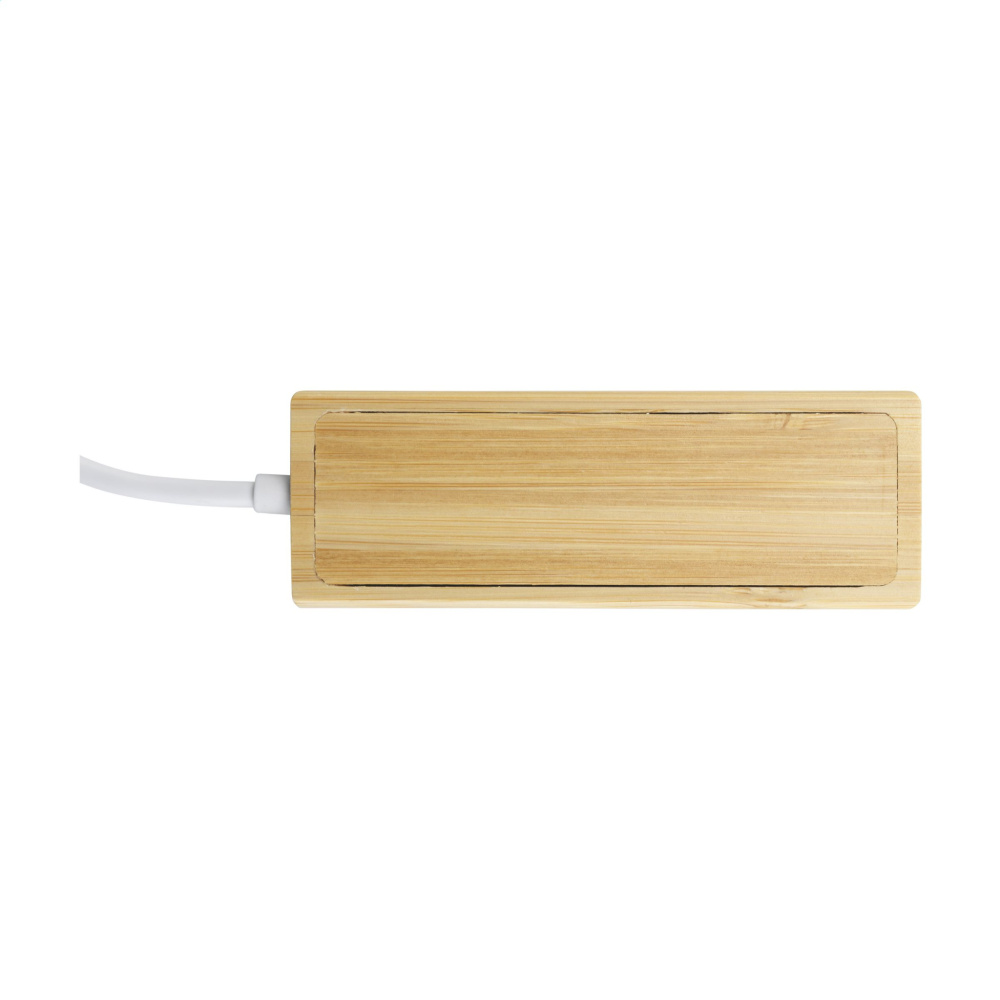 Logotrade mainoslahja ja liikelahja kuva: Bambu USB-keskitin