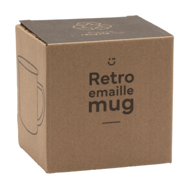Logotrade mainoslahjat kuva: Retro emalimuki 350 ml