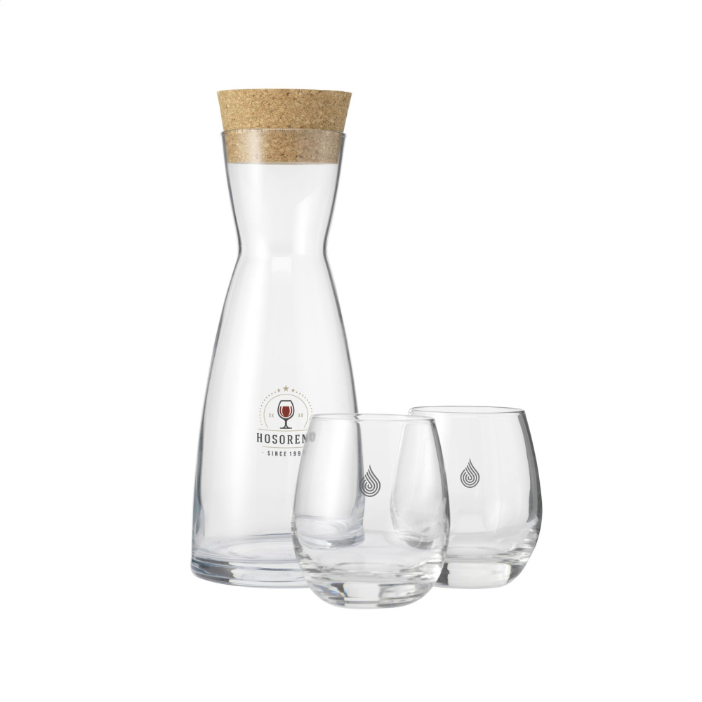 Logotrade liikelahja tuotekuva: Ypsilon Carafe 1 L korkkikorkilla