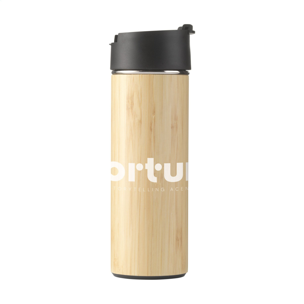 Logotrade mainoslahjat kuva: Sakura 360 ml bambu lämpöpullo/termokuppi