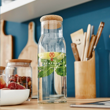 Logo trade mainoslahjat tuotekuva: Algarve Carafe 1 L korkkikorkilla