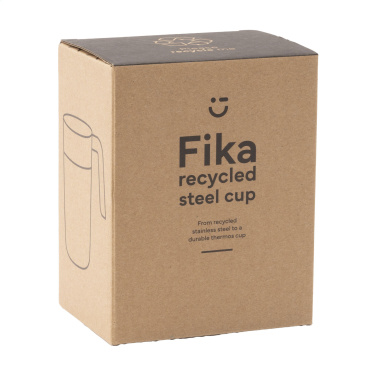 Logo trade mainoslahja ja liikelahja tuotekuva: Fika RCS Recycled Steel Cup 400 ml lämpökuppi