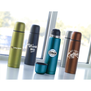 Logotrade liikelahja mainoslahja kuva: Frosted Bottle RCS Recycled Steel 500 ml lämpöpullo