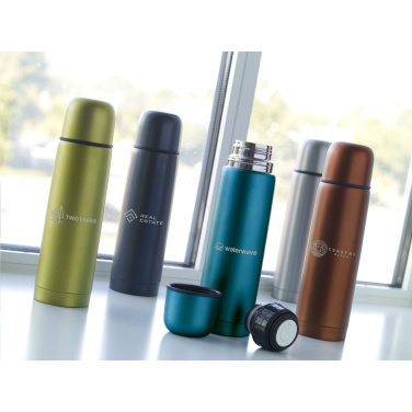 Logotrade mainoslahjat ja liikelahjat tuotekuva: Frosted Bottle RCS Recycled Steel 500 ml lämpöpullo