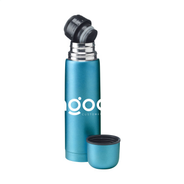Logo trade liikelahja kuva: Frosted Bottle RCS Recycled Steel 500 ml lämpöpullo