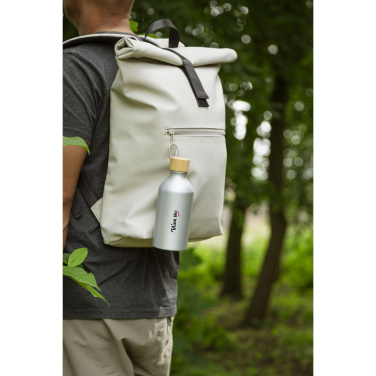 Logotrade liikelahja mainoslahja kuva: AluBamboo GRS Kierrätetty Alu 500 ml vesipullo