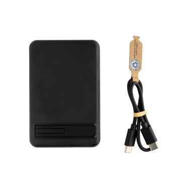 Logotrade mainoslahja tuotekuva: Zen RCS 5000 mah 5W magneettinen bambu virtalähde