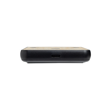 Logo trade liikelahjat tuotekuva: Zen RCS 5000 mah 5W magneettinen bambu virtalähde