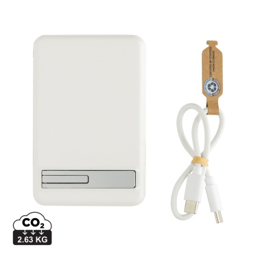 Logo trade liikelahjat tuotekuva: Zen RCS 5000 mah 5W magneettinen bambu virtalähde