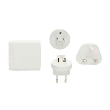 Logo trade liikelahja mainoslahja tuotekuva: TravelCharge Pro RCS -matkalaturi USB C:llä