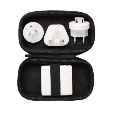 Logo trade mainostuotet tuotekuva: TravelCharge Pro RCS -matkalaturi USB C:llä