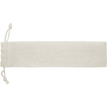 Logo trade liikelahja kuva: Root viisiosainen ruostumattomasta teräksestä ja pyökistä valmistettu ruokailuvälinesarja