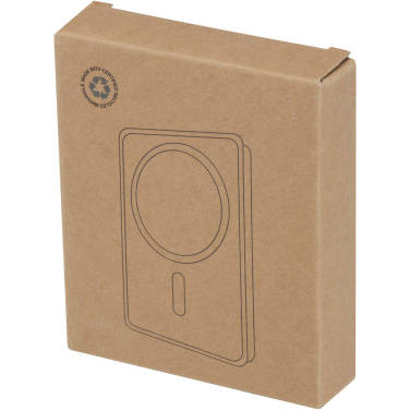 Logo trade liikelahjat mainoslahjat kuva: Acrab 10 000 mAh:n ja 15 W:n magneettinen langaton varavirtalähde, jossa 20 W:n PD – valmistettu kierrätetystä muovista