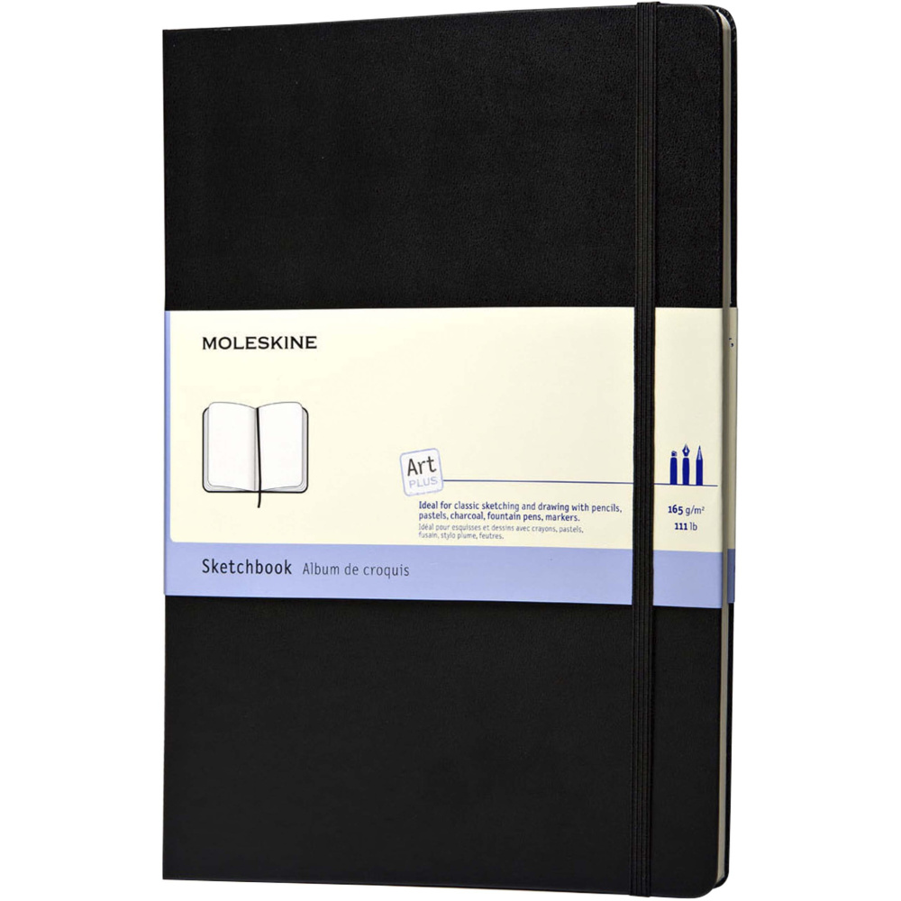 Logo trade mainoslahja ja liikelahja tuotekuva: Moleskine A4-kokoinen luonnoslehtiö