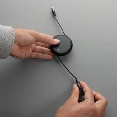 Logotrade mainoslahjat kuva: Terra RCS 240W kierrätysalumiini 2 in 1 vetokaapeli