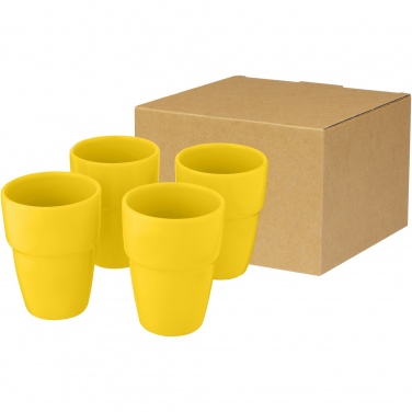 Logotrade dovana nuotrauka: Staki 4 dalių 280 ml sukraunamo puodelio dovanų rinkinys
