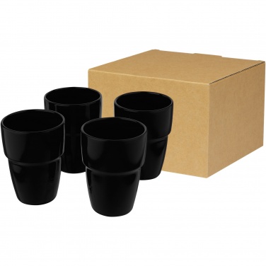Logotrade firminės dovanos nuotrauka: Staki 4 dalių 280 ml sukraunamo puodelio dovanų rinkinys