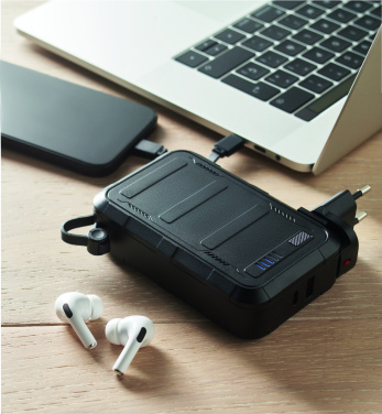 Logotrade verslo dovanos nuotrauka: 20000 mAh išorinė baterija, pagaminta iš ABS plastiko