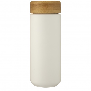 Logotrade Ideja dāvanas foto: Lumi 300 ml keramikas trauks ar bambusa vāku