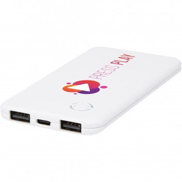 Logotrade Ideja dāvanas foto: Slaida 4000 mAh slaida dubultā jaudas banka
