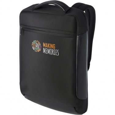 Logotrade biznesa dāvanas foto: Expedition Pro 15,6 collu GRS pārstrādāta kompakta klēpjdatora mugursoma 12L