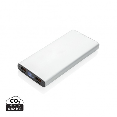 Logotrade ziemassvētku dāvanas foto: Alumīnija 18W 10 000 mAh PD Powerbank