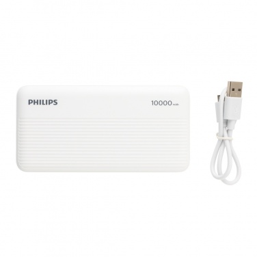 Logotrade ziemassvētku dāvanas foto: Philips 10 000 mAh plānā jaudas banka