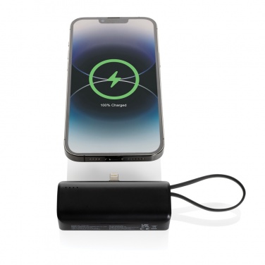Logotrade biznesa dāvanas foto: Powerlink RCS rplastic 3000 mAh powerbank iOS savienotājs