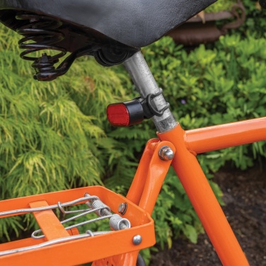 Logotrade biznesa dāvanas foto: Lumino RCS otrreizēji pārstrādāta plastmasas USB atkārtoti uzlādējams velosipēda lukturu komplekts