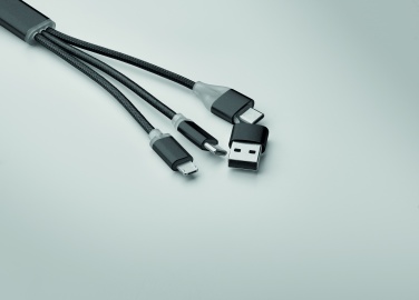 Logotrade dāvanas foto: 4 vienā uzlādes kabelis, tips C