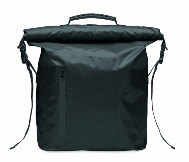 Logotrade logo dāvanas foto: RPET ūdensnecaurlaidīga rolltop soma