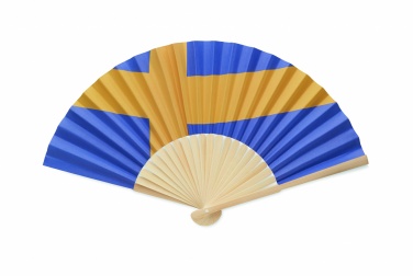 Logotrade ziemassvētku dāvanas foto: Manuāls ventilatora karoga dizains